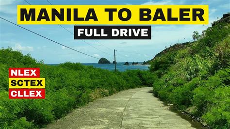 Metro Manila (State) to Baler .
